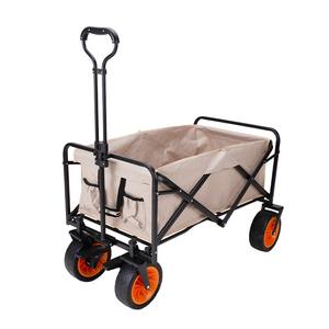 Dobrável Dobrável Camping <span class=keywords><strong>Wagon</strong></span> Garden Hand Carts Trolley Beach Cart Grande Capacidade Portátil Para Compras Esportivas - Product Image 1