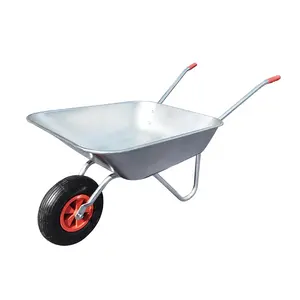 WB5204 construction galvanized wheelbarrow garden wheel barrow