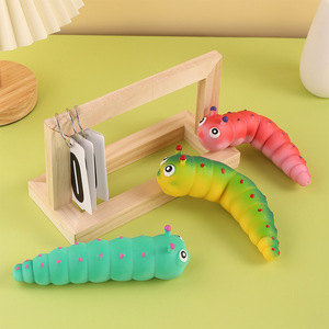 Stretchy Squishy Caterpillar <b>Toy</b> TPR <b>Sensory</b> Fidget Stress Relief <b>Pull</b> and Squeeze Creative Kids <b>Toy</b> Bulk Wholesale - Product Image 5