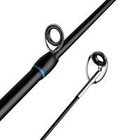 Kit de canne à pêche télescopique mini 1,2 m, cannes à pêche en mer, kit de cannes et moulinets pour eau salée, ensemble complet d'accessoires de pêche en mer