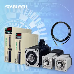 1.8kw 3-Fase Ac 6n. M 3000Rpm 110Mm Serie 750W 1500W 2kw Elektrischer Gleichro Servomotoren Kit Servo Driver Servomotor