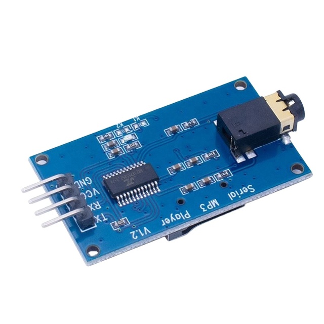 New UART TTL Voice Serial TF Card Slot MP3 Music Player Module YX5300 Compatible With YX6300