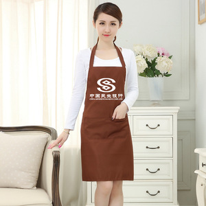 <span class=keywords><strong>Tablier</strong></span> publicitaire Bai Zeyang 60x70, couleur unie, sans manches, logo personnalisé, pour cuisine, hôtel, travail, résistant aux taches - Product Image 4