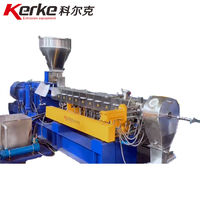 Fabricant de machines d'extrusion à double vis en plastique nylon fibre de verre pour le traitement de matériaux polymères