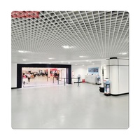 Matériaux de décoration d'intérieur, cellules ouvertes, grille en aluminium, système de plafond, Restaurant, magasin, Hall, Garage, hangar, Pop, faux plafond