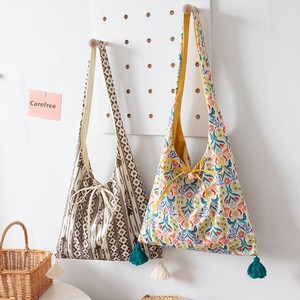 Borsa a Tracolla da Donna Stile Etnico Yunnan 2026 Xinjiang <span class=keywords><strong>Ipek</strong></span> Open con Tracolla Singola in Poliestere e Fodera in Tela con Cerniera - Product Image 3