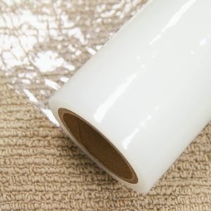 Mềm Rõ Ràng Nhựa Thảm Bảo Vệ 50Cm Rộng X 300M Dài PE Dính Sàn Bảo Vệ Lá Chắn Mờ Thảm Bảo Vệ Phim - Product Image 5