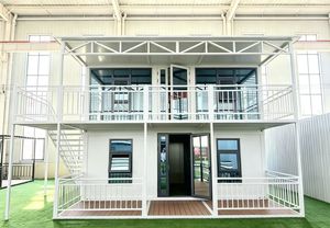 Casa Contenedor de Expansión de Doble Ala Integrada de 20 y 40 pies, con Solárium Creativo, para Resorts Turísticos y Calles Comerciales - Product Image 2