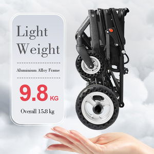 Carrozzina Elettrica Pieghevole Leggera in Lega di Alluminio da 9.8 Kg con Batteria da 6A - Product Image 1