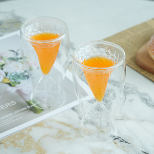 แก้วไวน์แดงทรงนางเงือกสุดสร้างสรรค์แก้วบอโรซิลิเกตสูงสองชั้นจากโรงงานจีนสำหรับค็อก<span class=keywords><strong>เท</strong></span><span class=keywords><strong>ล</strong></span> - Product Image 2