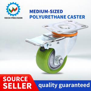 3/<strong>4</strong>/<strong>5</strong> <strong>Inch</strong> Furniture Caster Soft Rubber Universal Wheel Swivel Caster Roller Wheel for Platform <strong>Trolley</strong> Accessories - Product Image 1