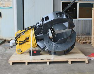 TAEKKO Grappin hydraulique rotatif type <span class=keywords><strong>Orange</strong></span> Peel pour excavatrice 6-8t 15t, pour ferraille - Product Image 4