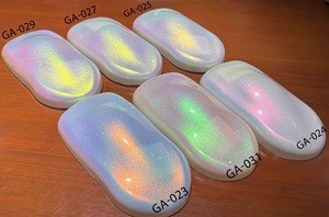 Poudre de pigment holographique chromée couleur aurore blanche super caméléon, poudre de peinture pour voiture changeante de couleur arc-en-ciel - Product Image 5