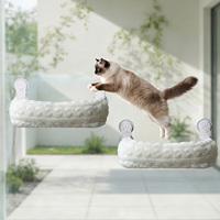Nouveau hamac pour chat, lit de fenêtre pour chat, perchoir, chaud pour l'hiver, support robuste, personnalisation de marque, usine OEM, haute qualité, en stock, prêt à être expédié