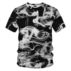 Dijital baskı t-shirt özel tasarım 3d t shirt dijital süblimasyon baskı moda ince erkek T Shirt