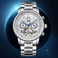 Montre mécanique automatique pour homme OEM MOD, étanche, avec aiguilles luminescentes, bracelet en acier inoxydable, fermoir papillon