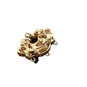 Collier en cuivre couleur inaltérable, motif cerisier ajouré style antique, accessoires de bijoux DIY - Product Image 5