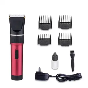 Tondeuse à cheveux en acier inoxydable pour animaux de compagnie Tondeuses de toilettage à faible bruit et à faible vibration Outils de coupe de cheveux sans fil rechargeables