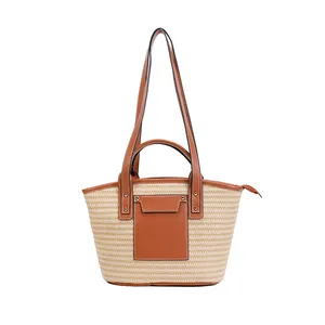 Werbe OEM China Großhandel Holz Strand Damen Tasche