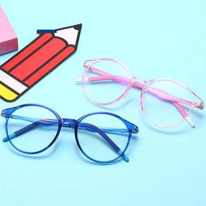 Gafas de Computadora Transparentes para Niños con Logotipo Personalizado, Gafas de Computadora con Filtro de Luz Azul para Niños, Modernas y a la Moda - Product Image 1