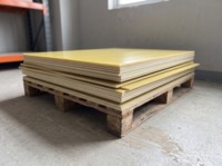 Plaque isolante laminée en fibre de verre et résine époxy 3240 jaune pour transformateur haute tension, découpe CNC