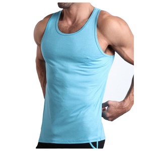 Débardeur pour homme en coton 100% respirant et à séchage rapide, couleur unie, confortable, vêtements décontractés d'été, prix de gros pour la salle de sport - Product Image 6