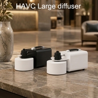 Diffuseur de parfum sans eau en métal de 1500 ml, commande à distance par application, système de diffusion de parfum écologique mural pour HVAC commercial