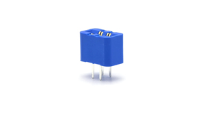 ขั้วต่อสล็อตบัส805 DIN ขั้วต่อทองแดงชุบทอง1U "180แบบจุ่ม PC4.8วัสดุ PBT H12.0mm 3.96*5.08สีฟ้า4P PCB - Product Image 3