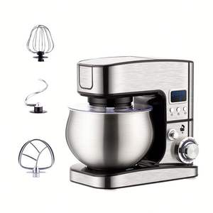 <span class=keywords><strong>Robot</strong></span> mélangeur <span class=keywords><strong>multifonction</strong></span> 3-en-1 au design unique : batteur, mixeur et hachoir pour la <span class=keywords><strong>cuisine</strong></span> - Product Image 3