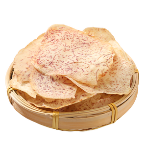Chips de taro semi-moelleuses aromatisées au citron vert, au sel de mer et au poivre - 100% taro, collation de fruits et légumes prête à manger - Product Image 1