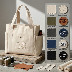 Bolsa <span class=keywords><strong>de</strong></span> Lona Resistente <span class=keywords><strong>de</strong></span> 16 oz con Múltiples Bolsillos y Logotipo Personalizado con Bordado 3D para una Solución Integral <span class=keywords><strong>de</strong></span> <span class=keywords><strong>Marca</strong></span> - Product Image 1