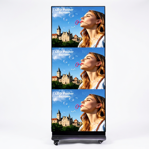 Indoor Foldable LED Display 1080P Resolution 5000cd Brightness 178 Viewing Angle Floor Stand IP65 Waterproof 5-Year Warranty - Product Image 1