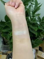 Palette de surligneur Oem Vegan pour le maquillage du visage, poudre pressée personnalisée avec votre logo, vente en gros