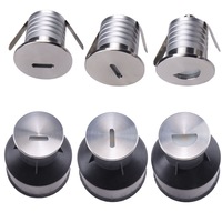 1W 12V 24V IP67 LED éclairage de terrasse escalier extérieur Step Lamp Mini LED encastré Floor Deck light Outside Waterproof Spot Light