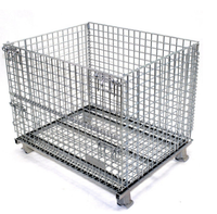 Paniers de rangement pliables personnalisés en treillis métallique, cages de manutention en fer, chariots de tri pour coursiers, cages de stockage
