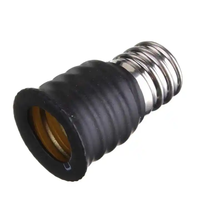 Vente chaude LED Halogène CFL Noir Blanc Ampoule À L'intérieur E14 Led Base De Lampe Convertie en E12 Base Conversion Adaptateur De Support De Lampe