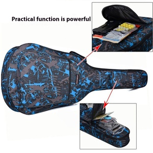 Funda para Guitarra Acústica Personalizada de 36, 39 y 41 Pulgadas, Mochila para Guitarra de Madera, Nailon y Eva para Guitarra Clásica, Electrónica y Órgano - Product Image 4