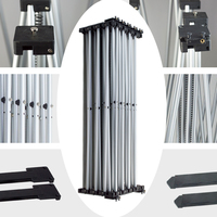 Supports de bannière personnalisés Tension droite Tissu Pop up Media Wall Exposition Pop-up Exposition pour les entreprises