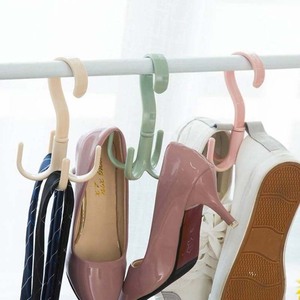 Crochet de suspension rotatif simple en plastique à 4 griffes pour vêtements, cravates, écharpes, chapeaux – Support multifonctionnel pour vêtements avec capacité de charge de 3,5 kg - Product Image 3