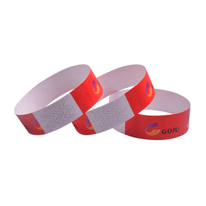 Pulseras Tyvek imprimibles, suministros de <span class=keywords><strong>fiesta</strong></span> desechables a prueba de agua, muñequera, entradas, pulseras de identificación para eventos y fiestas - Product Image 2