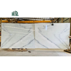 Losas de Mármol Blanco de Lujo con Acabado Pulido de Alta Calidad a Precio de Fábrica al por Mayor para Encimeras de Cocina y Mesas de Centro - Product Image 1
