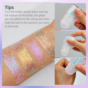 Gel pailleté best-seller en flacon – Enlumineur scintillant pour le visage, la clavicule et le cou – Vente en gros disponible – Guangzhou - Product Image 2