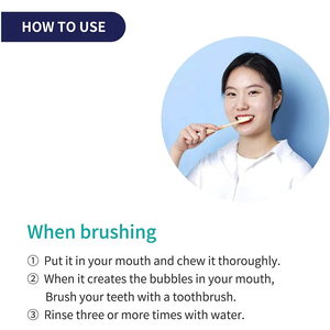 Compresse di <span class=keywords><strong>dentifricio</strong></span> per collutorio naturale compresse di <span class=keywords><strong>dentifricio</strong></span> da viaggio alla rinfusa alito fresco portatili masticabili - Product Image 5