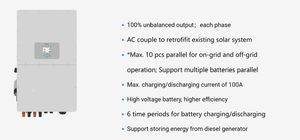 Deye SUN-<span class=keywords><strong>30K</strong></span>-SG01HP3-EU-BM3 380V Hybride Solar <span class=keywords><strong>Inverter</strong></span> 29,9kW 30kW 35kW 40kW 50kW Met CE TUV Certificering Driefasige Solar <span class=keywords><strong>Inverter</strong></span> - Product Image 2