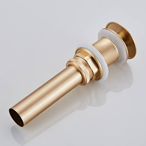 Siphons ronds en laiton massif, or brossé, désodorisants, salle de bains, vanité, tuyau de lavabo, drain Pop-Up - Product Image 3