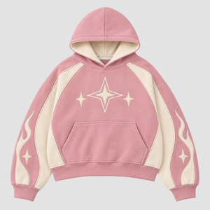 Sudadera con Capucha Personalizada, 450 GSM, Corte Holgado, Estampado Gráfico, Bloques de Color, Estilo Urbano, Calidad Premium, Moda Moderna para Hombre - Product Image 1