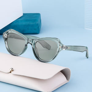 Lunettes de soleil œil de chat de style européen et américain pour femmes, monture noire en PC, protection UV400, pare-soleil de classe 2, ZS 98131 - Product Image 2