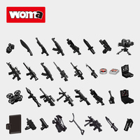 WOMA JUGUETES Compatible con las principales marcas ladrillos militar WW2 armas accesorios figura arma muñeca pequeño bloque de construcción juego de rompecabezas
