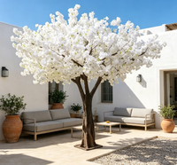 Nouveau Best-Seller Arbre de Cerisier Japonais Sakura Personnalisé Rose Arbre Fleuri Artificiel Décoration Mariage Maison