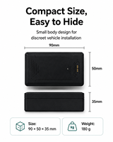 Traceur GPS sans fil pour véhicule Trevaron 5200mAh, localisateur magnétique de voiture, abonnement à l'application requis pour la sécurité des actifs de flotte